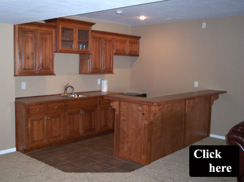 Basement Kitchen and Snack Bar